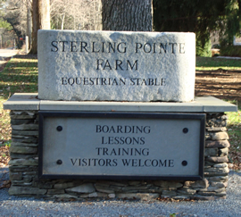 Sterling Pointe Farm sign